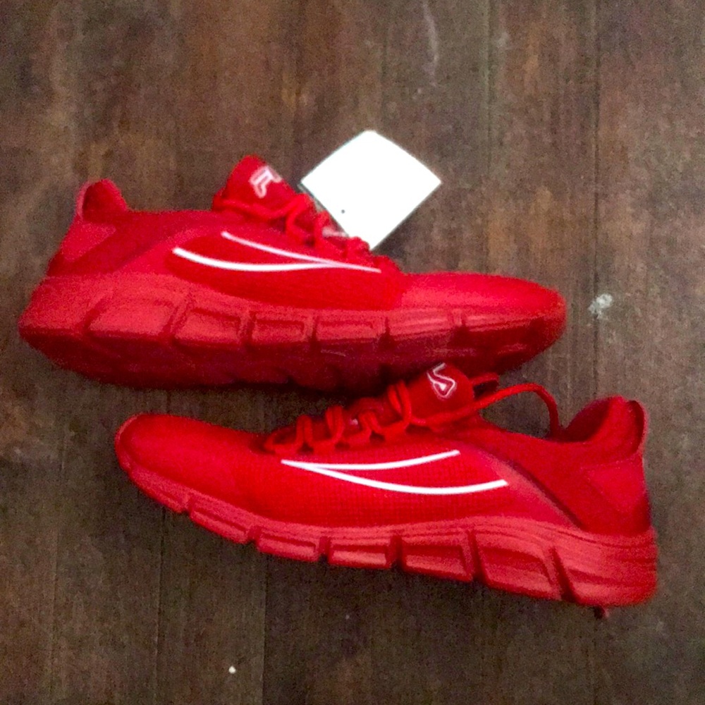 New all red filas